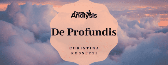 De profundis by christina rossetti