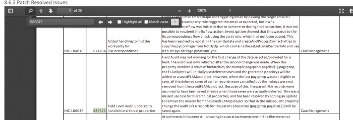 Field level auditing in pega