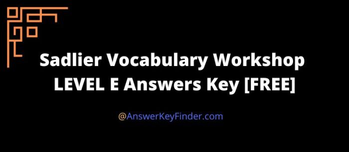 Vocabulary workshop level e unit 12 answers