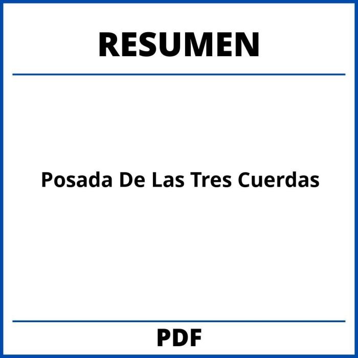 Posada cuerdas